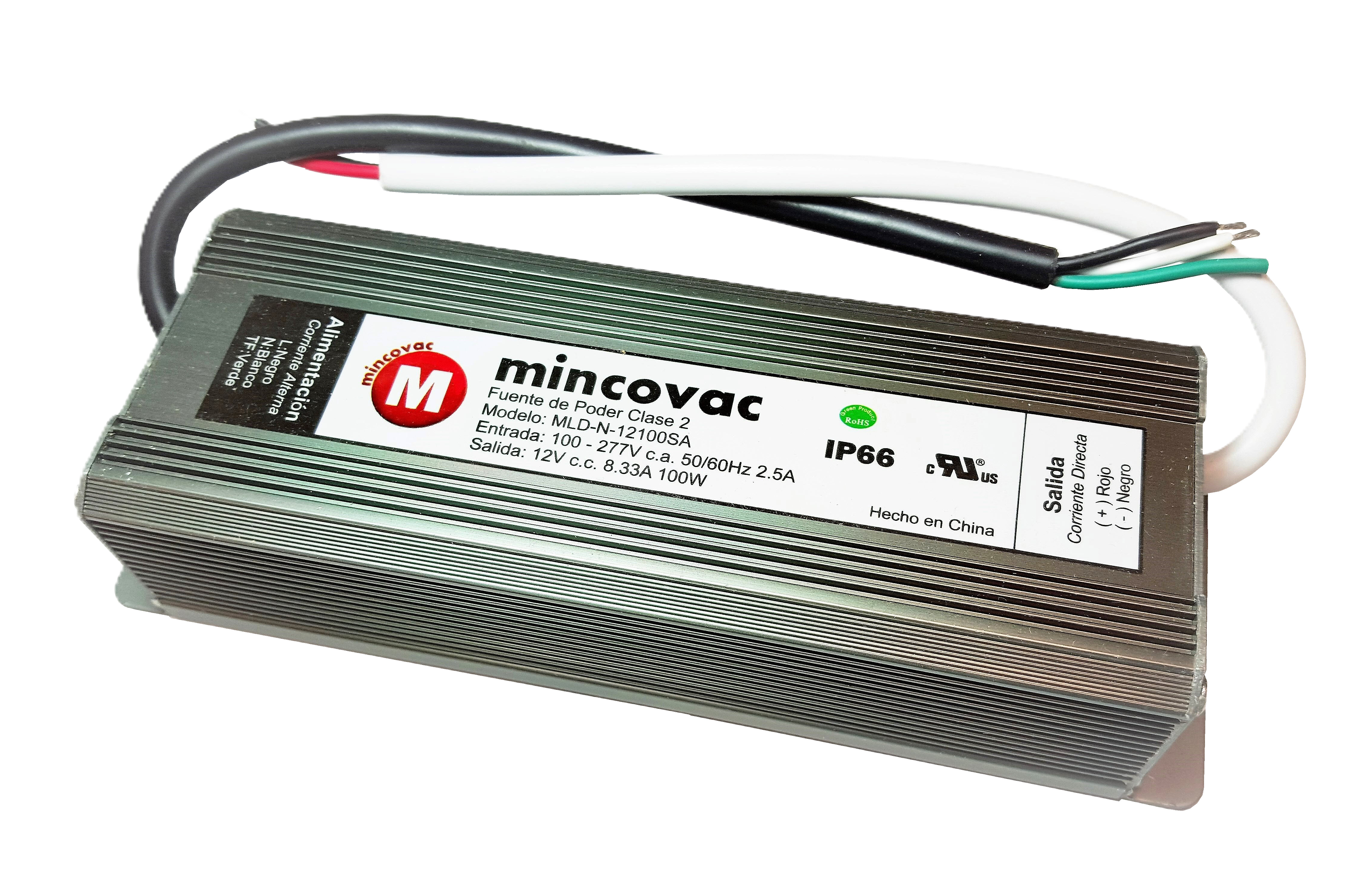 Fuente de poder LED Mincovac