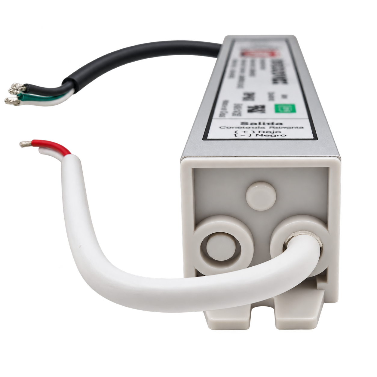 Fuente de poder LED 12V 20W MLD-N-12020SA - conexión de salida
