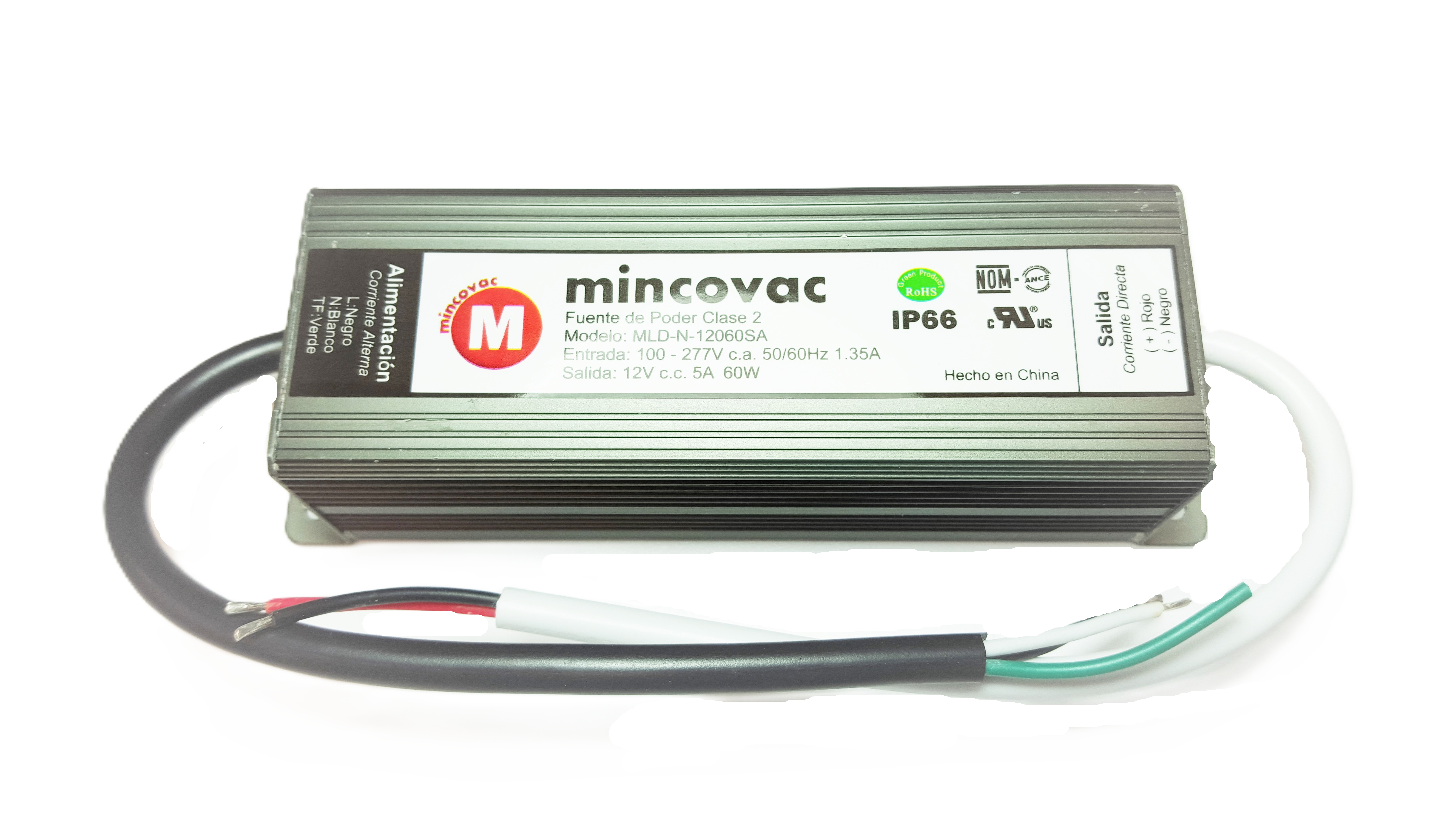 Fuente de Poder LED 12V 60W MLD-N-12060SA